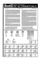 REVELL McDonnell Douglas RF-4C PHANTOM II Manual