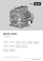 Danfoss BOCK FK50/830 K Operating Manual