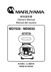 Maruyama MD7026 Owner's Manual