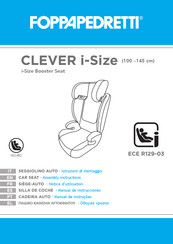 Foppapedretti CLEVER i-Size Assembly Instructions Manual