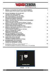 Cebora 1686 Instruction Manual