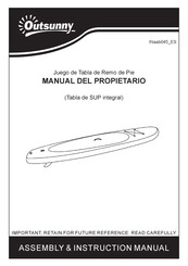 Outsunny A33-027V01 Owner's Manual