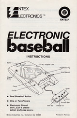 Entex Electronic Baseball Instructions Manual