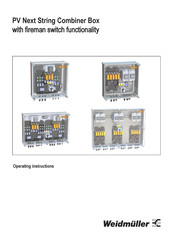 Weidmüller PVNCM2I6S1F3V101TXPX10 Operating Instructions Manual