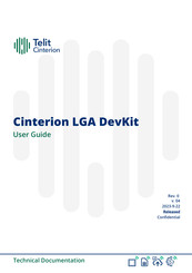 Telit Wireless Solutions Cinterion LGA DevKit User Manual