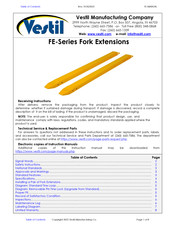 Vestil FE-4-108-P Manual
