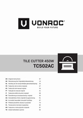 VONROC TC502AC Original Instructions Manual