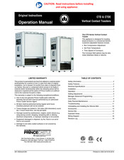 Prince Castle CTS Operation Manual