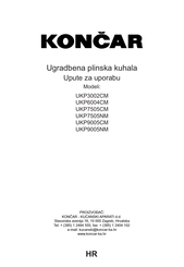 Koncar UKP9005NM User Manual