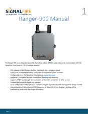 SIGNAL FIRE Ranger-900 Manual