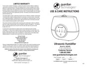 Guardian H4810AR Use & Care Instructions Manual