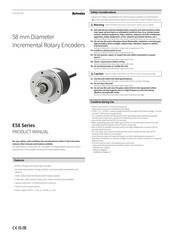 Autonics E58 Series Product Manual