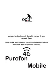 Opis Purofon Mobile 4G Manual