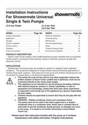 showermate U1.8 Installation Instructions Manual