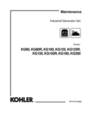 Kohler KG125 Maintenance Manual