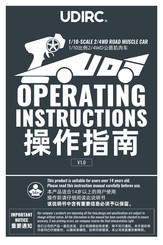 Udirc UD1004 Operating Instructions Manual