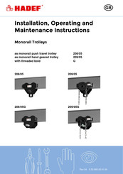 HADEF 209/05G Installation, Operating And Maintenance Instruction