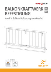 SolarV 5410006 Manual