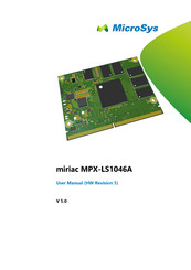 MicroSys miriac MPX-LS1046A User Manual