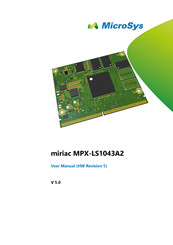 MicroSys miriac MPX-LS1043A2 User Manual