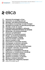 ELICA Hidden 2.0 Inox 90 Instruction On Mounting And Use Manual