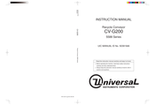 Universal CV-G200 Instruction Manual