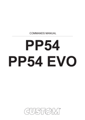Custom Audio Electronics PP54 Command Manual