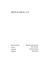 Electrolux ARCTIS G 9 88 50 - 6 E User Manual