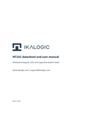IKALOGIC MT25C Datasheet And User Manual