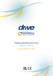 DeVilbiss Healthcare drive WA008 Instructions For Use Manual