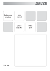 Zanussi ZOB 364 User Manual