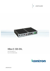 Kontron KBox E-120-EKL User Manual