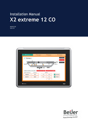 Beijer Electronics X2 extreme 12 CO Installation Manual