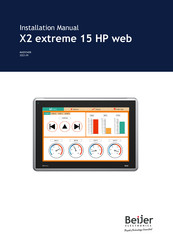 Beijer Electronics X2 extreme 15 HP web Installation Manual