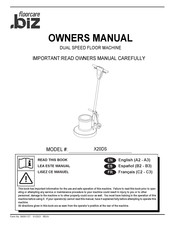Floorcare.biz X20DS Owner's Manual