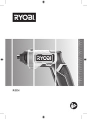 Ryobi RSD4 Manual