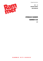 RAMMER 155E Operator's Manual