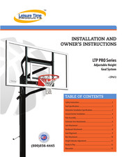 Leisure Time Products LTP PRO Series Pre-Installation And Installation Manual