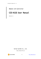Sollae Systems CIE-H12G User Manual
