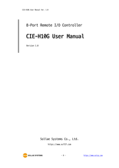 Sollae Systems CIE-H10G User Manual