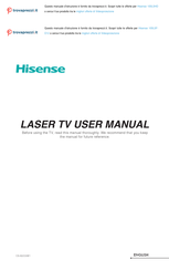 Hisense 100L5F-D12 User Manual