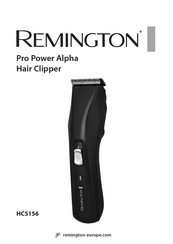 Remington Pro Power Alpha HC5156 Manual