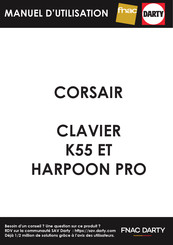 Corsair K55 ET HARPOON PRO Quick Start Manual