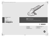 Bosch Professional GWS 750-115 Original Instructions Manual