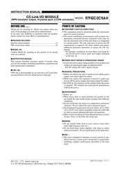 Mg R7F4DC-DC16A-H Instruction Manual