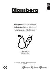 Blomberg G91661NEX User Manual