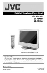 JVC LT-26X506 User Manual