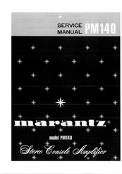 Marantz PM140 Service Manual