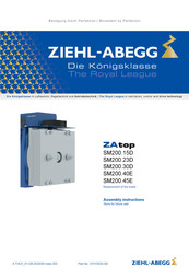 ZIEHL-ABEGG ZA top SM200.15D Assembly Instructions Manual