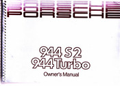 Porsche 944 S2 Owner's Manual